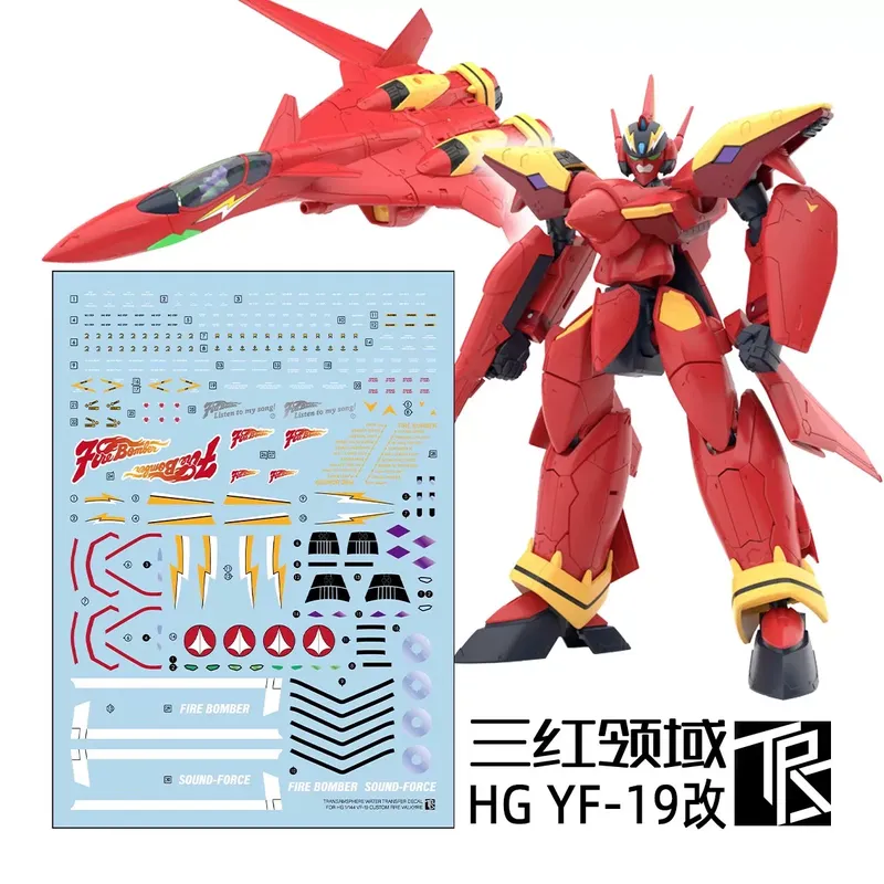 Model Kit Water Decal - Sanhong Domain HG 1/100 VF-19 Modified