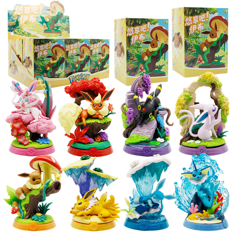 1/9Pcs Pokemon figure toy Eeve - đánh giá và giá Model Kit Umbreon