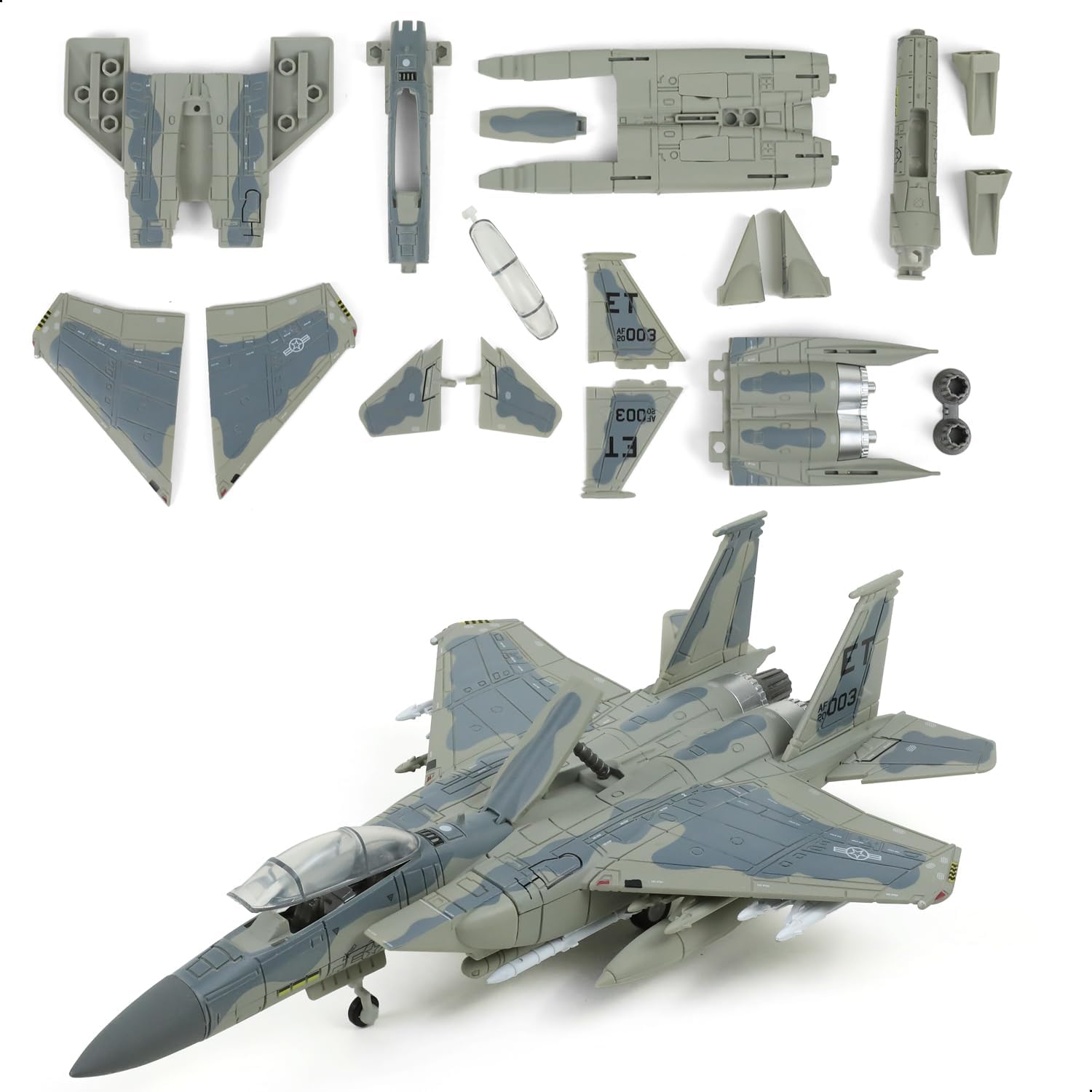 1/72 F-15EX Eagle II American  - đánh giá và giá Model Kit Instructions