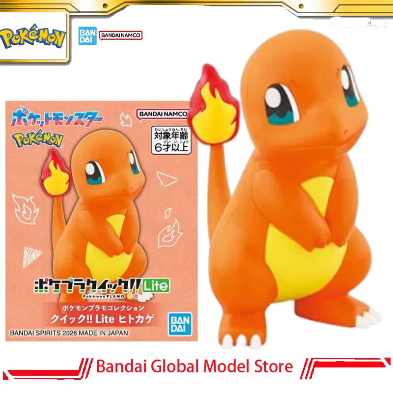 Bandai Original Pokemon Plamo  - đánh giá và giá Model Kit Quick Charmander