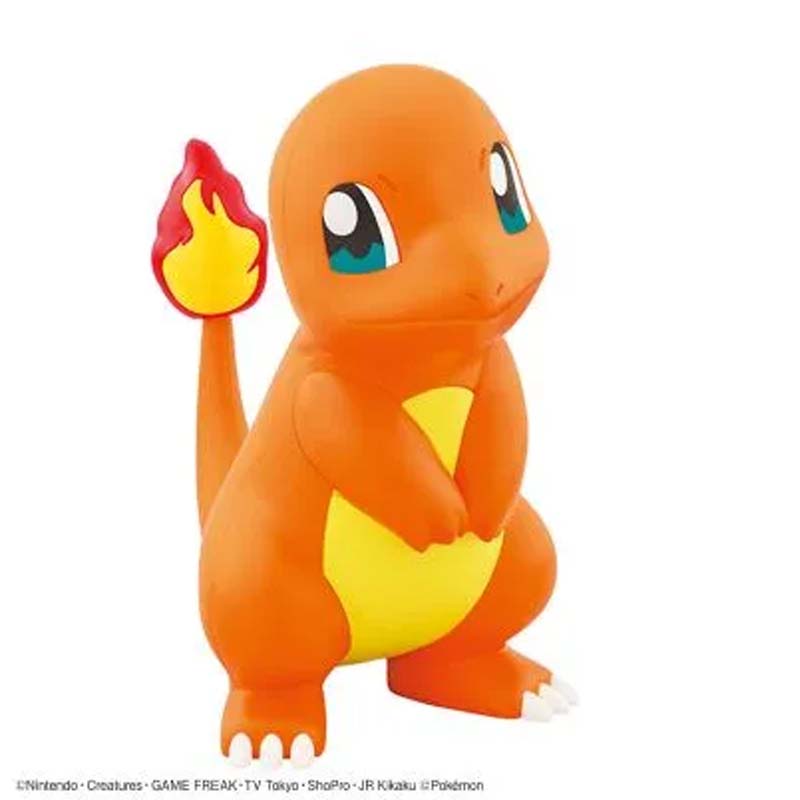 Bandai Original Pokemon Plamo  - đánh giá và giá Model Kit Quick Charmander