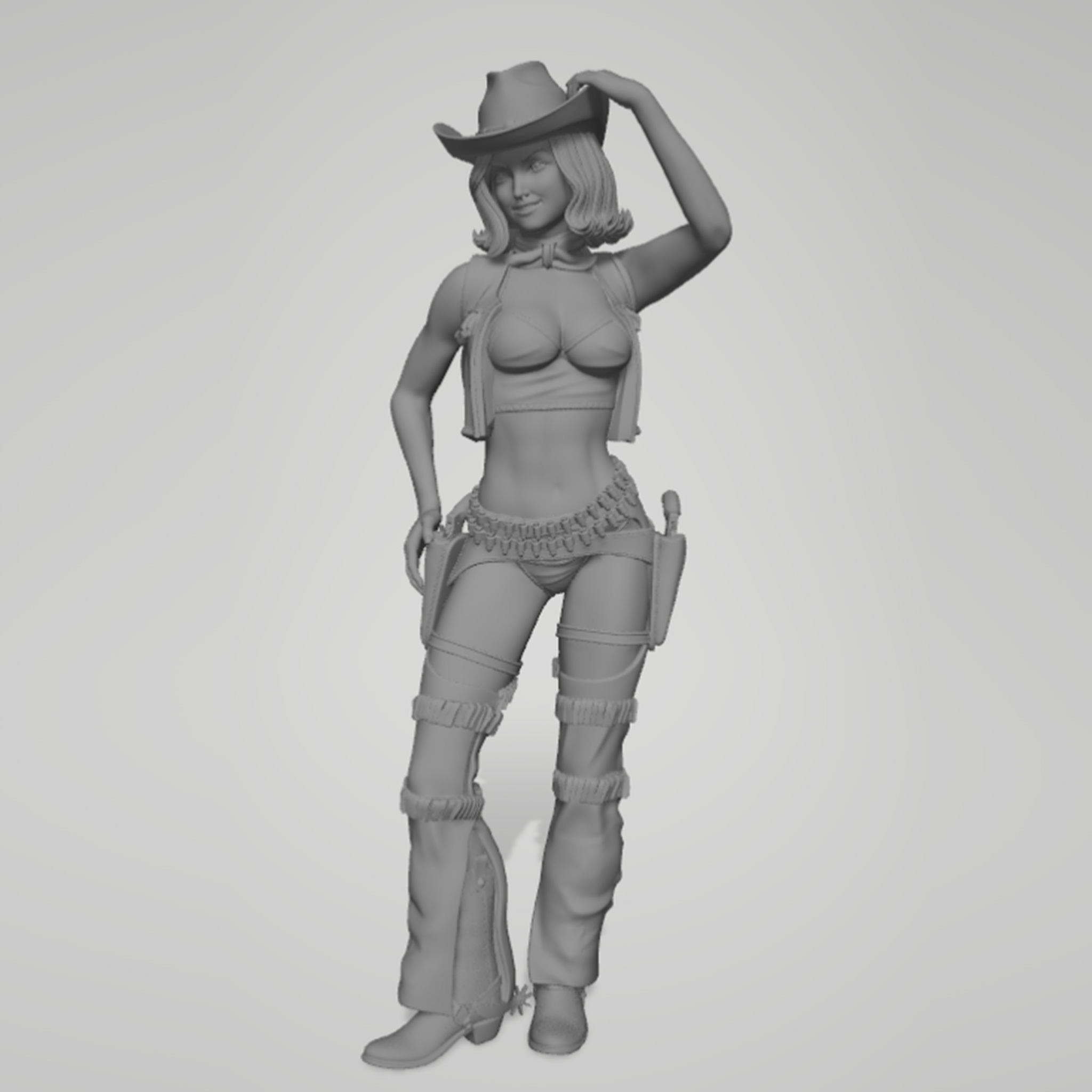 1/24 1/18 1/12 cowboy girl Una - đánh giá và giá Model Kit Instructions