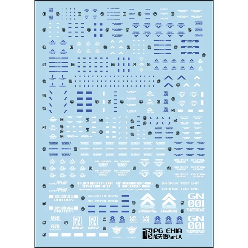 Sanhong Field PG Nengan Angel  - đánh giá và giá Model Kit Water Decal
