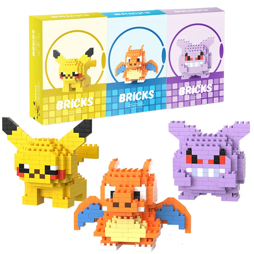 Pokemon Micro Building Blocks  - đánh giá và giá Model Kit Instructions