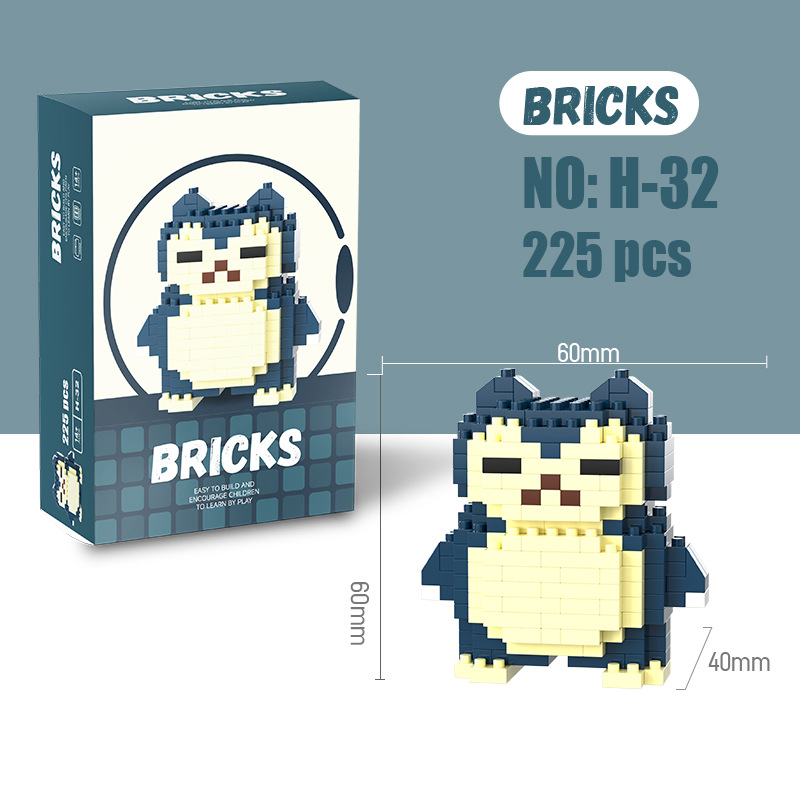 Pokemon Micro Building Blocks  - đánh giá và giá Model Kit Instructions