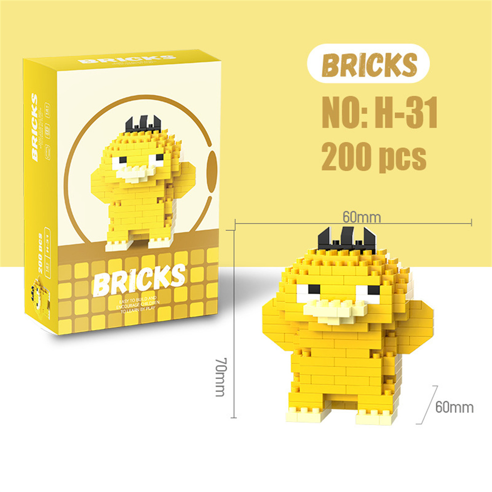 Pokemon Micro Building Blocks  - đánh giá và giá Model Kit Instructions