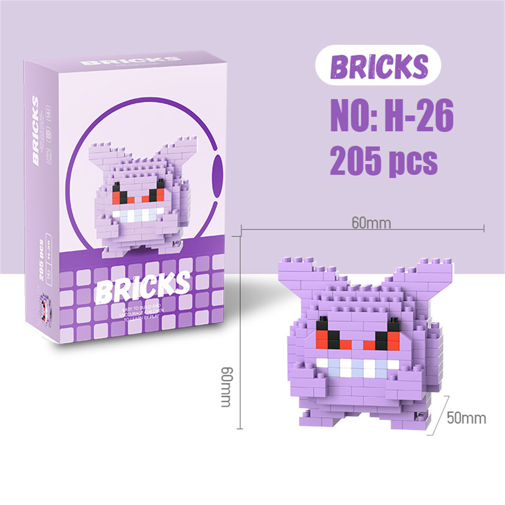 Pokemon Micro Building Blocks  - đánh giá và giá Model Kit Instructions