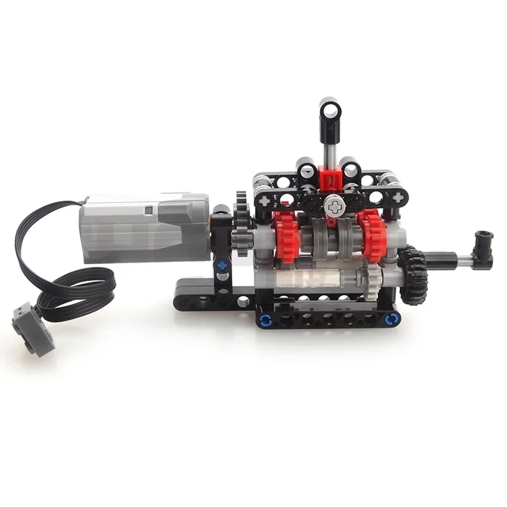 MOC High-tech 4 Speeds Gearbox - đánh giá và giá Model Kit Instructions