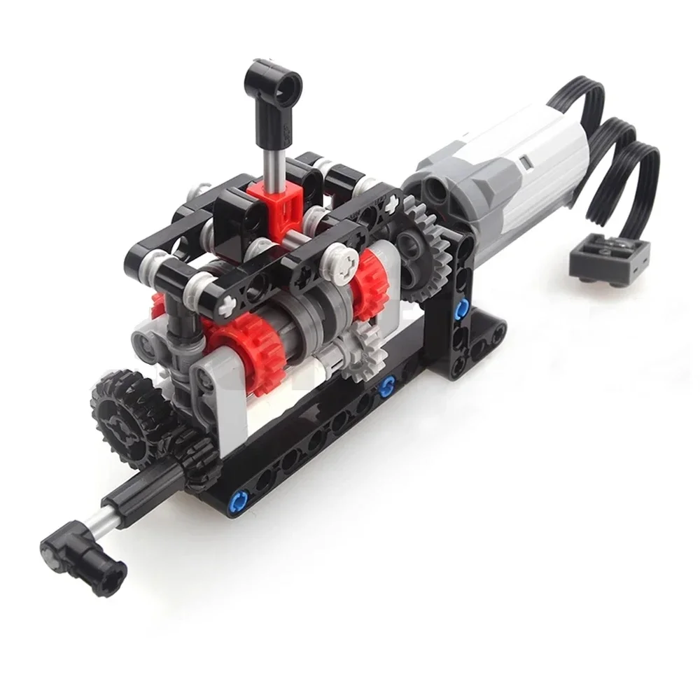 MOC High-tech 4 Speeds Gearbox - đánh giá và giá Model Kit Instructions