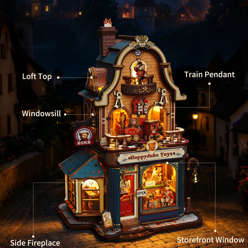 3D Wooden Puzzle Kit Miniature - đánh giá và giá Model Kit Japan Shop