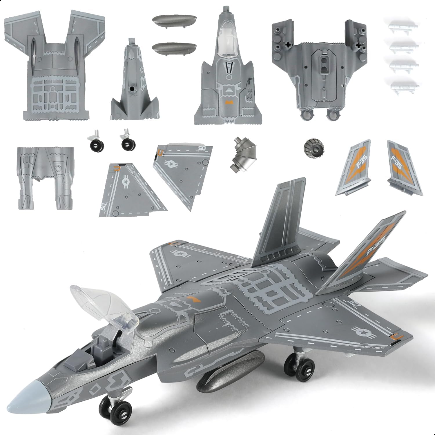 1:72 Scale F-35 Fighter Jet Qu - đánh giá và giá Model Kit Instructions