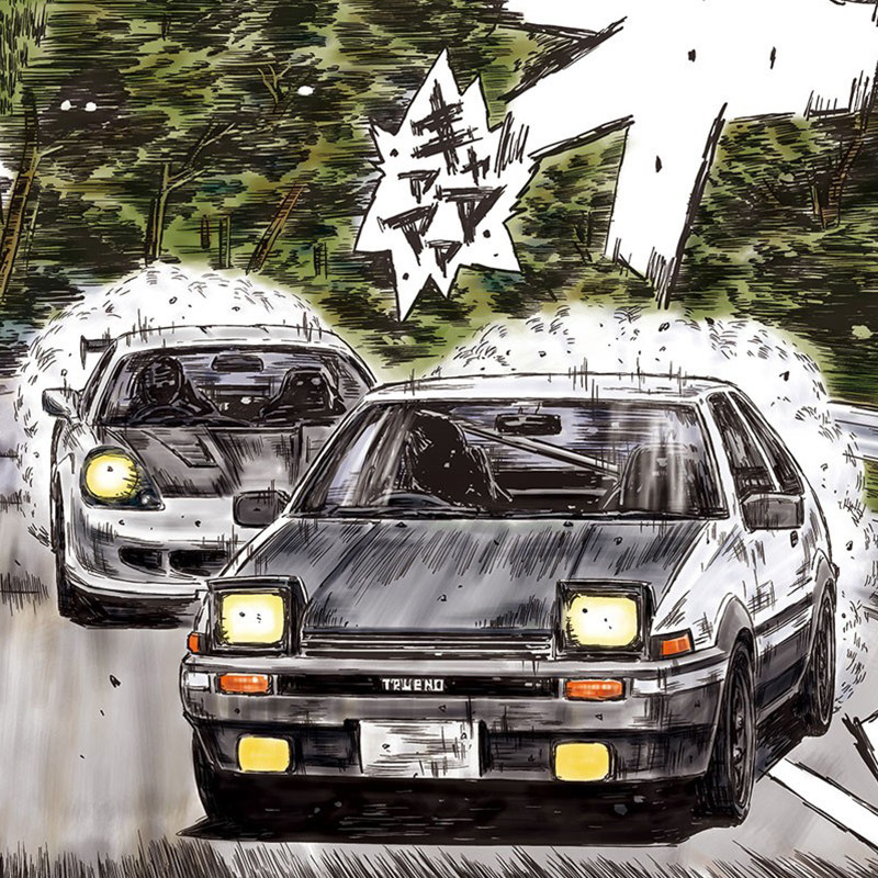 Static assembly car model Aosh - đánh giá và giá Model Kit Initial D