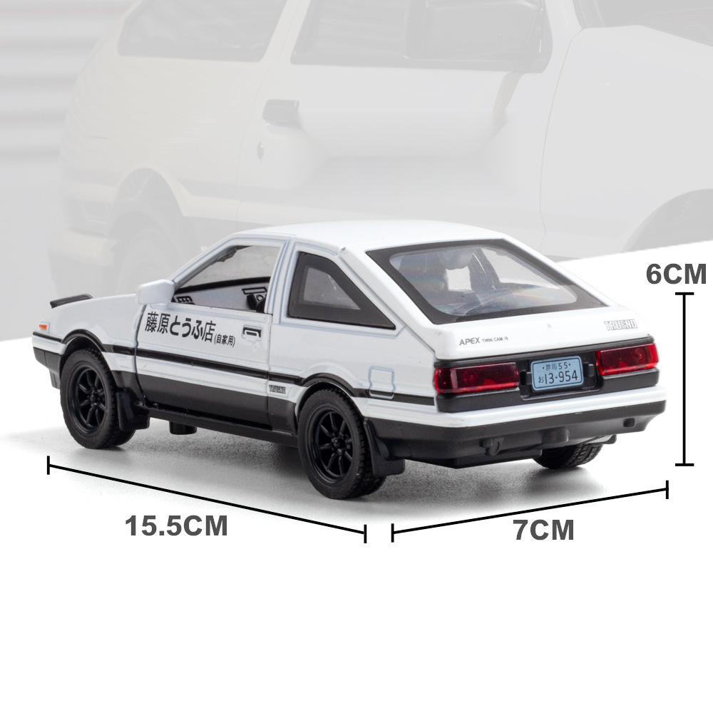 1:32 INITIAL D AE86 Alloy Car  - đánh giá và giá Model Kit Initial D